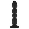 Plug Anal Vibrant ToyJoy Large — 17 cm, Reîncărcabil Negru Thumb 1