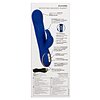 Vibrator Silicone Rotating Rabbit Albastru Thumb 6