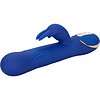 Vibrator Silicone Rotating Rabbit Albastru Thumb 1