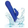 Vibrator Silicone Rotating Rabbit Albastru Thumb 3