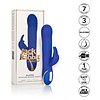 Vibrator Silicone Rotating Rabbit Albastru Thumb 9
