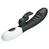 Pretty Love Naughty Bunny – Dublu Stimulator, 30 Moduri Negru Thumb 4