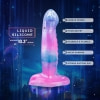 Dildo 21.6 cm – Silicon Lichid cu Ventuză Puternică Multicolor Thumb 1