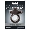 Inel cu Vibratii Fantasy C-Ringz Silicone Negru Thumb 2