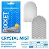 Tenga Pocket Stroker Crystal Mist, Compact și Discret Transparent Thumb 1