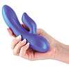 Angel Seduction — Vibrator Rabbit Albastru Metalic, 18 Funcții Thumb 1