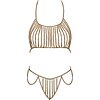 Cottelli Collection – Bikini Din Lanț Auriu, Ajustabil Thumb 3