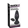 Plug Anal Black Velvets RC Vibrating Negru Thumb 7