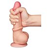 LoveToy Dildo Piele Mobilă 19cm cu Ventuză Thumb 4