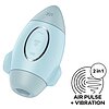 Vibrator Satisfyer Mission Control Albastru Thumb 1