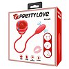 Pretty Love Aliyah – Stimulator Dublu, USB Reîncărcabil Roșu Thumb 5