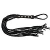 Bici ZADO Cat-O-Nine cu 9 Cozi Piele 70cm Negru