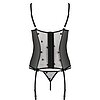 Corset Passion Lovelia Negru S-M Thumb 3