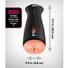 Masturbator Pipedream PDX Elite Auto-Sucțiune Texturată Negru Thumb 4