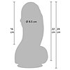 Hidden Desire Fat Boys Dildo PVC 22cm Negru Thumb 13