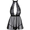 Babydoll Kissable Medeea Negru S-M Thumb 2