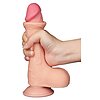 LoveToy Dildo cu Piele Mobilă Realist 19cm Thumb 3