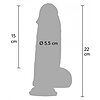 Ultra Realistic Dildo Silicon 22 cm Thumb 6