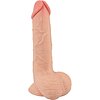 Dildo Nature Skin 18.7 cm cu Piele Mobilă și Ventuză Thumb 1