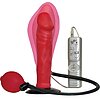 Vibrator Balloon Inflatable Dildo Rosu Thumb 1