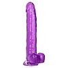 CalExotics size Queen 30,5 cm – Realist cu Ventuză Mov