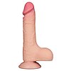 LoveToy Dildo cu Piele Mobilă Realist 19cm
