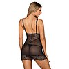 Chemise Obsessive Firella Negru S-M Thumb 1