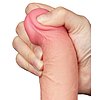 LoveToy Dildo cu Piele Mobilă Realist 19cm Thumb 1