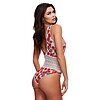 Body Baci White Floral And Lace Alb M-L Thumb 1