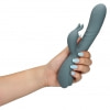 Vibrator Rabbit Loveline By Shots Pentru Stimulare Dublă Gri Thumb 5