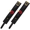 Wild Roses Wrist Cuffs Negru Thumb 2