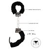 Cătușe Beginners Handcuffs Furry Negru Thumb 3