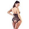 Body Decupat Inghinal Cottelli Collection Negru L Thumb 1