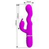 Pretty Love Laursen – Vibrator curbat Reîncărcabil 7+4, Mov Thumb 8