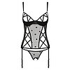 Corset Passion Lovelia Negru S-M Thumb 2