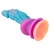 Mystic Dragon – Dildo Fosforescent cu Ventuză Puternică 21.5cm Multicolor Thumb 2