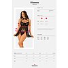 Babydoll Obsessive Elizenes Negru S-M Thumb 4