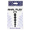 Anal Plug Bottom Beads Negru Thumb 1