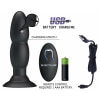 Anal Plug Cu Vibrații Pretty Love Beaded Negru Thumb 6