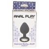 Anal Plug Diamond Jewel Medium Negru Thumb 3