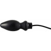 Anal Plug Latex Gonflabil 19.5cm Negru Thumb 3