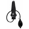 Anal Plug Latex Gonflabil 19.5cm Negru Thumb 2