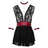 Babydoll Cottelli Collection Anya Negru S Thumb 4