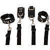 Set Restricții Pentru Pat H Belt și Cătușe Negru Thumb 9