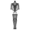 Catsuit Obsessive G333 Negru S-L Thumb 2