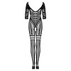 Catsuit Obsessive G329 Negru S-L Thumb 1