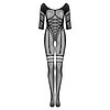 Catsuit Obsessive G329 Negru XL-2XL Thumb 2