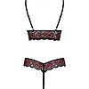 Body Decupat Cottelli Collection Lauren Negru S-M Thumb 1