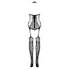 Bodystocking Obsessive F240 Negru XL-2XL Thumb 2