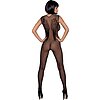 Catsuit Obsessive N112 Negru S-L Thumb 1